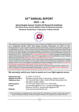 43 Annual Report