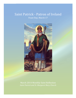 Patron of Ireland Feast Day, March 17