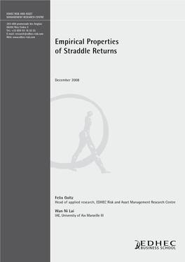 Empirical Properties of Straddle Returns