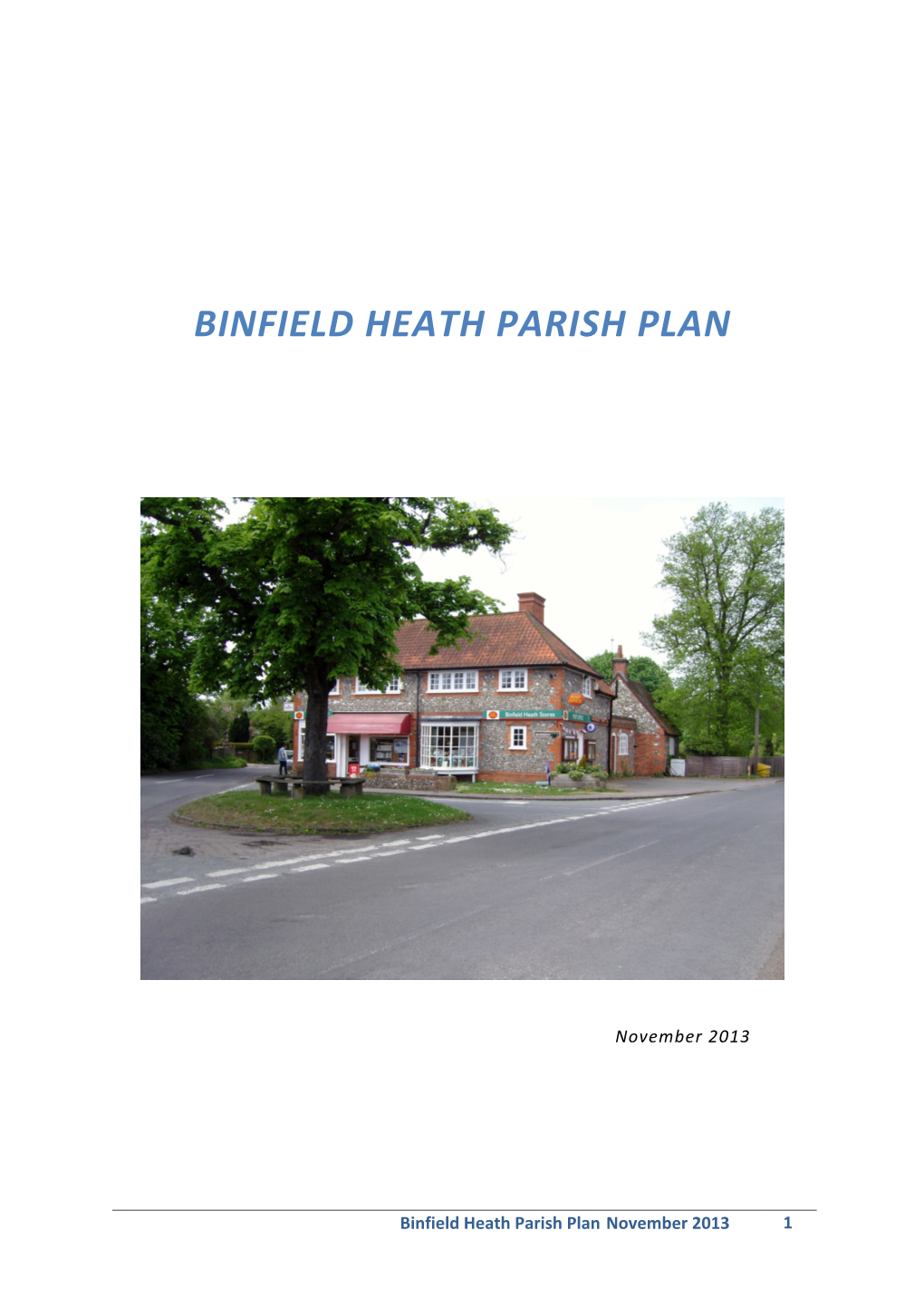 Binfield Heath Parish Plan