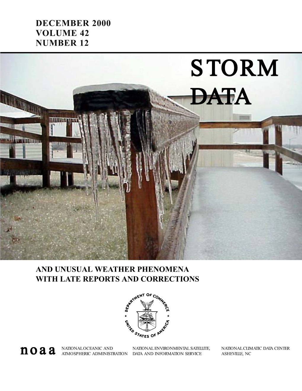December 2000 Storm Data Publication
