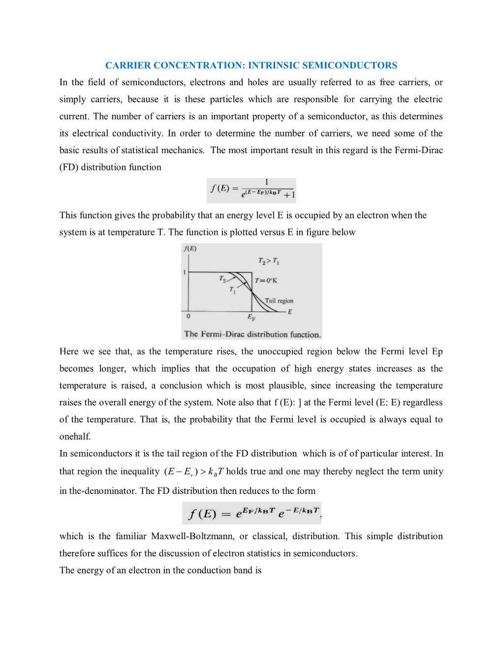 CARRIER CONCENTRATION in SEMICONDUCTORS.Pdf