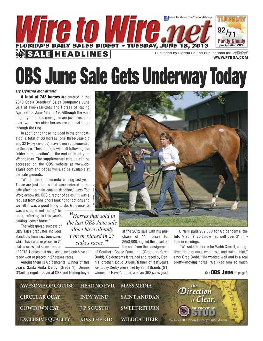 OBS June Sale Gets Underway Today