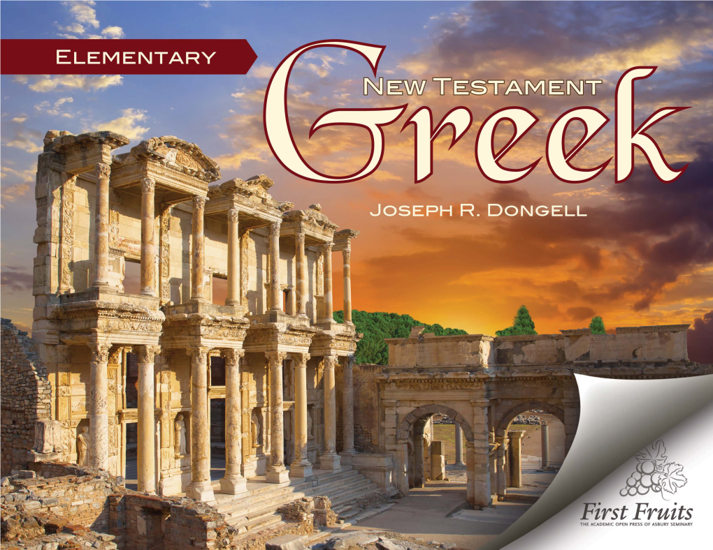 Elementary New Testament Greek, by Joseph R