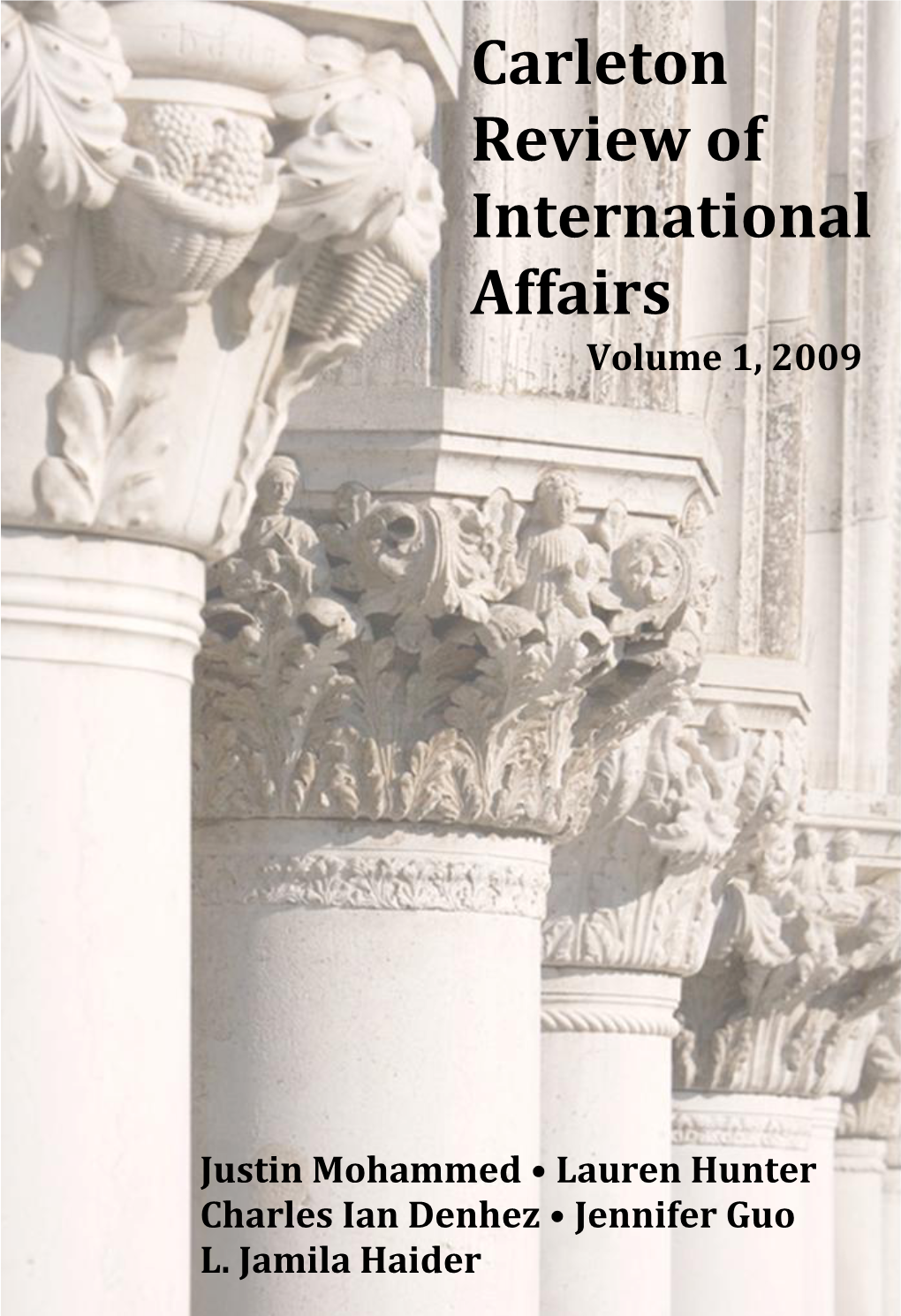 Carleton Review of International Affairs