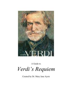 A Guide to Verdi's Requiem