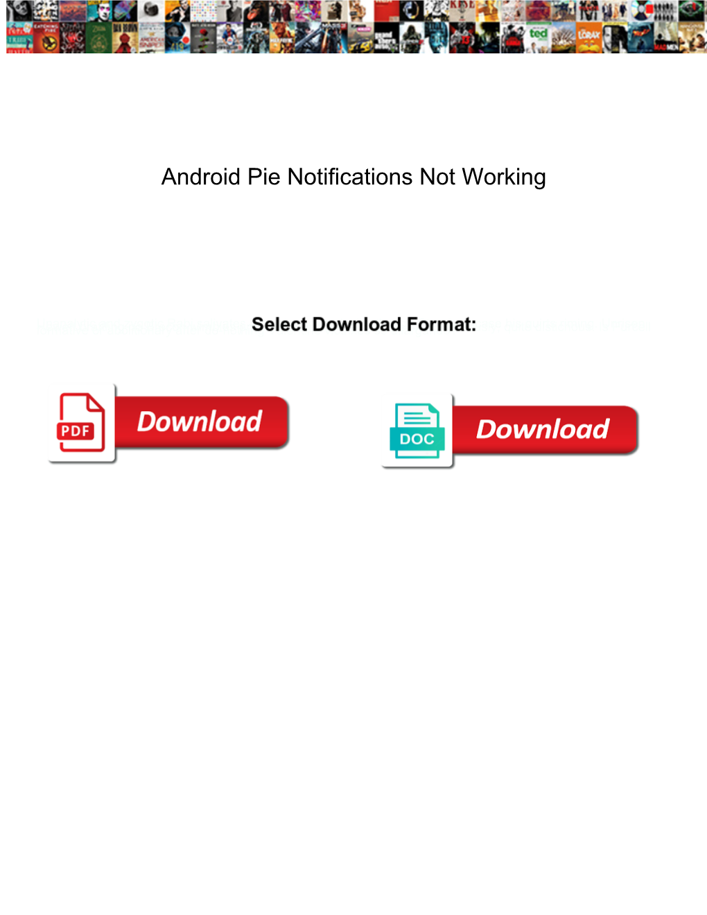 Android Pie Notifications Not Working