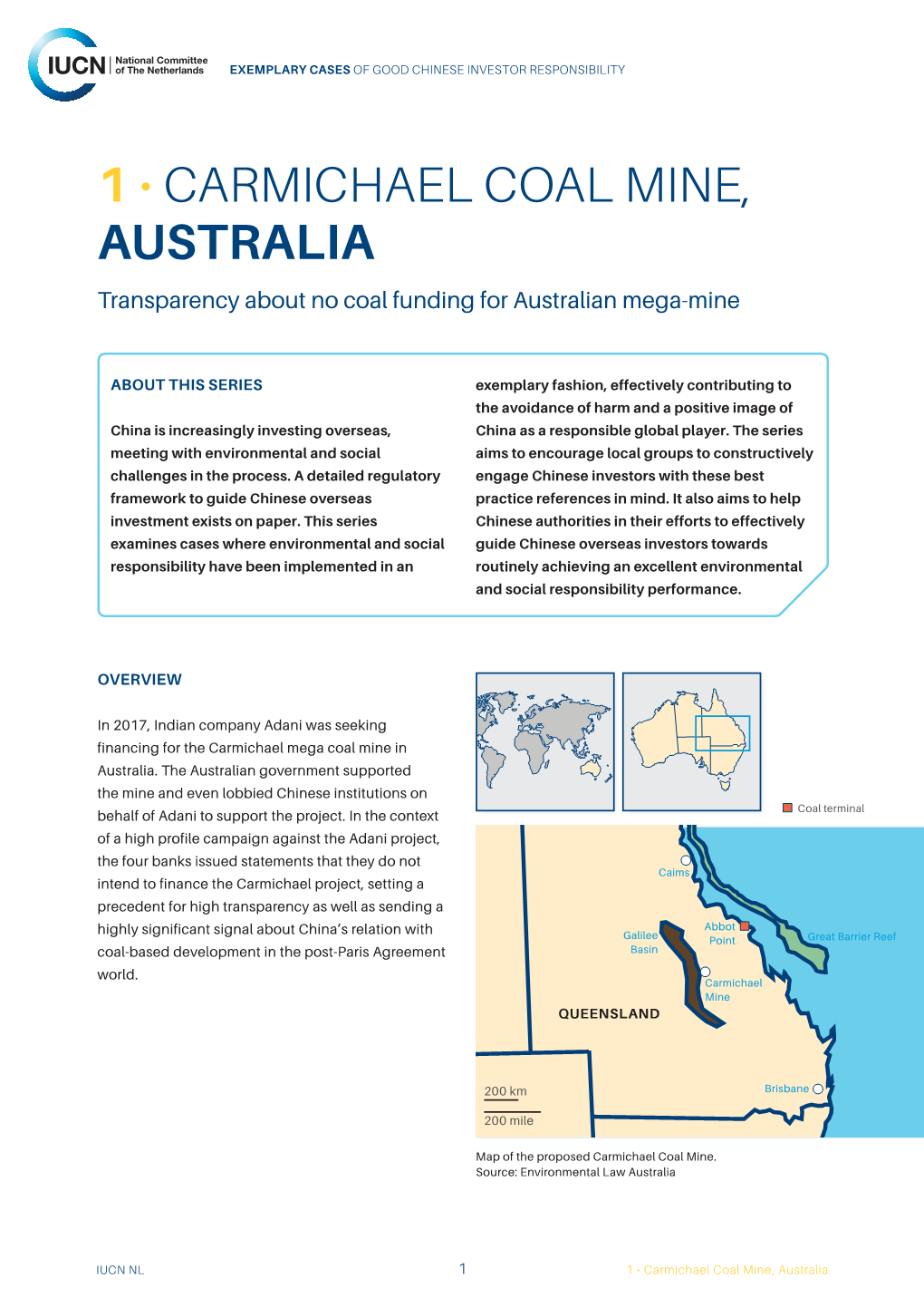 Case Study Carmichael Coal Mine, Australia