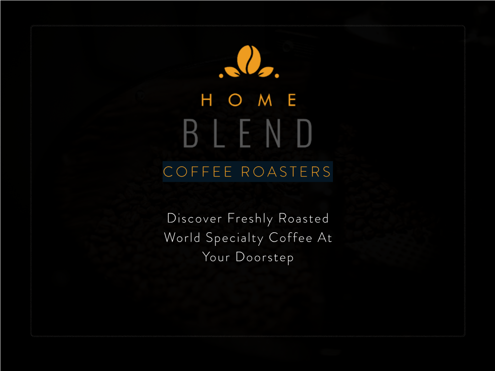 Home Blend Brochure