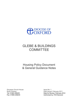 Glebe & Buildings Committee