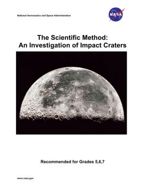 The Scientific Method an Investigation of Impact Craters
