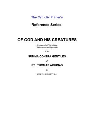 St.-Thomas-Aquinas-The-Summa-Contra-Gentiles.Pdf
