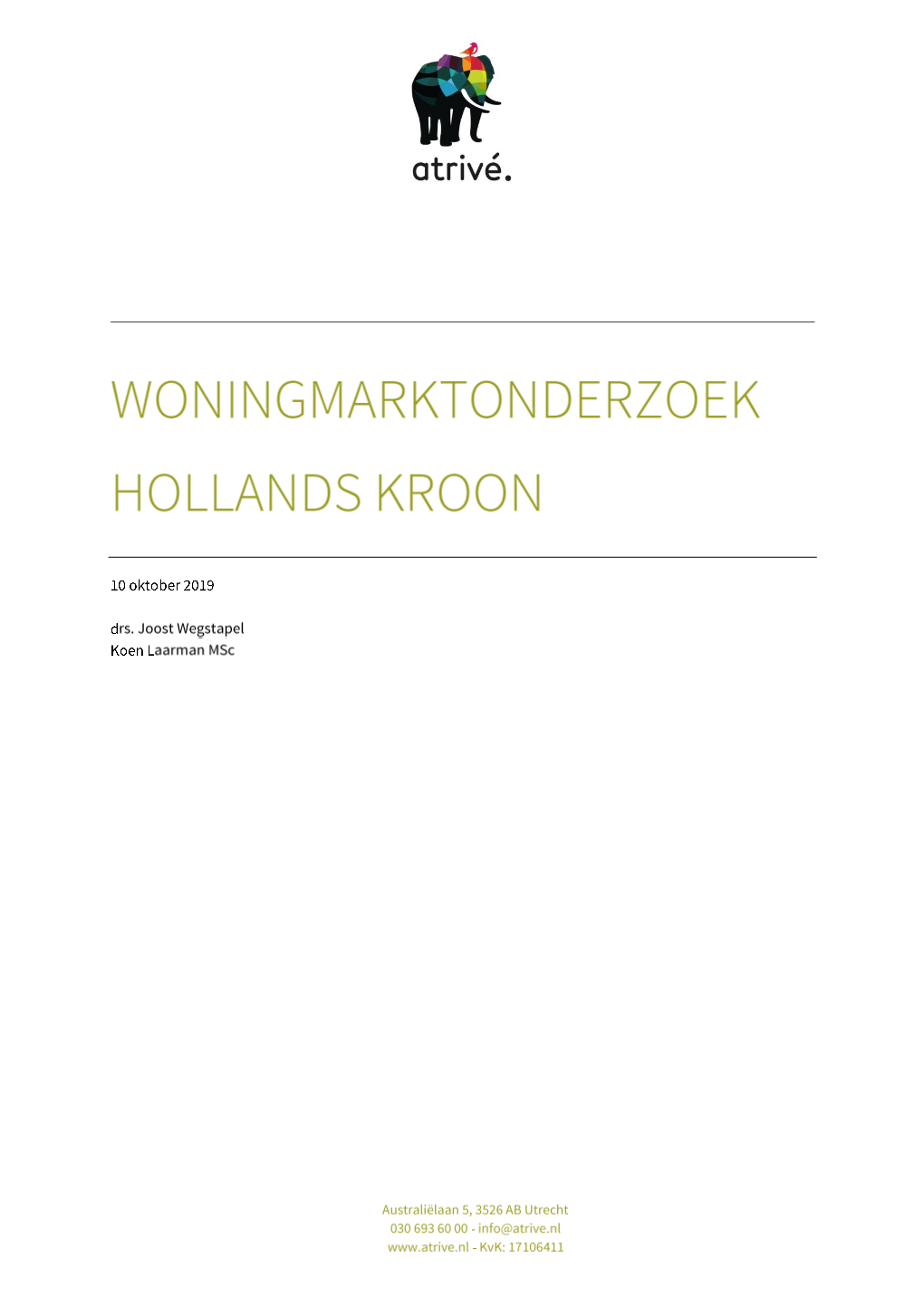 Woningmarktonderzoek Gemeente