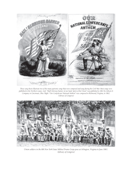 Union Soldiers in the 8Th New York State Militia Drums Corps Pose at Arlington, Virginia in June 1861