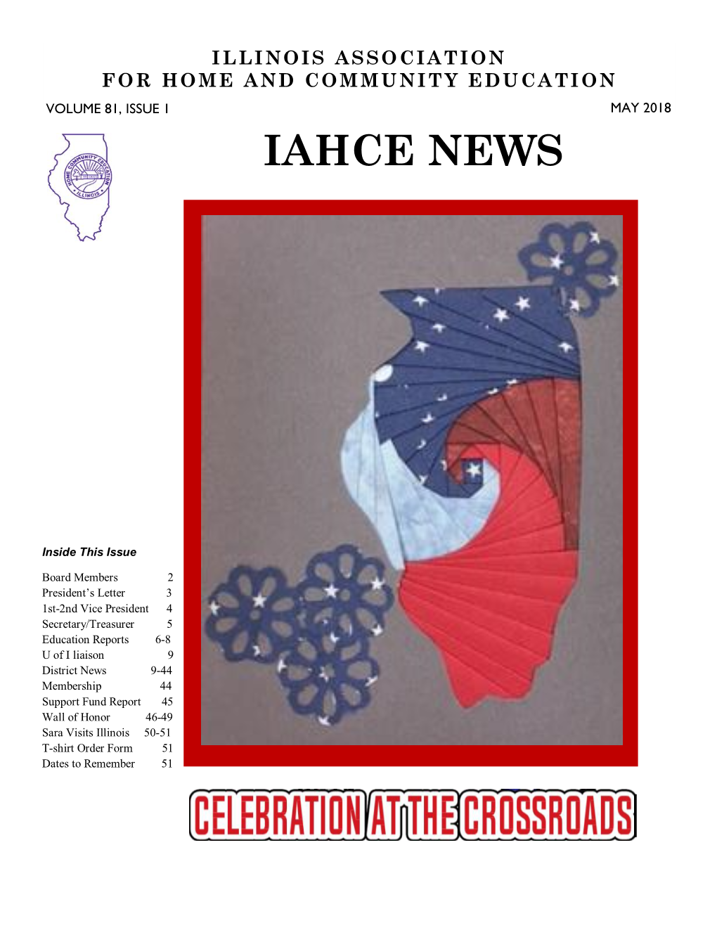 May 2018 Iahce News