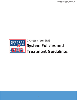 Protocols/Treatment Guidelines