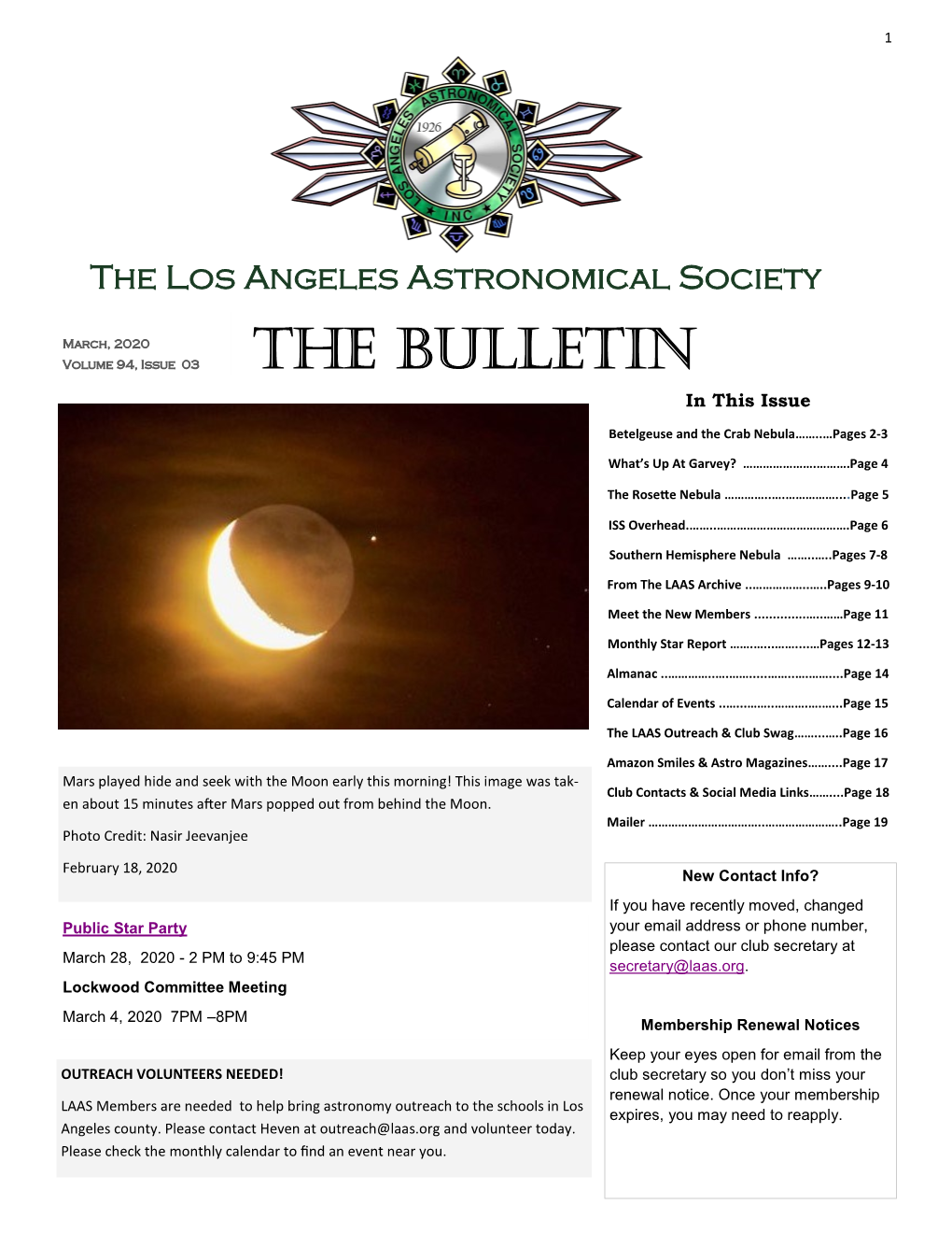 The Bulletin Volume 94, Issue 03