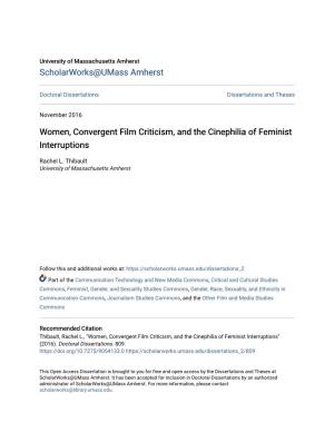 Women, Convergent Film Criticism, and the Cinephilia of Feminist Interruptions