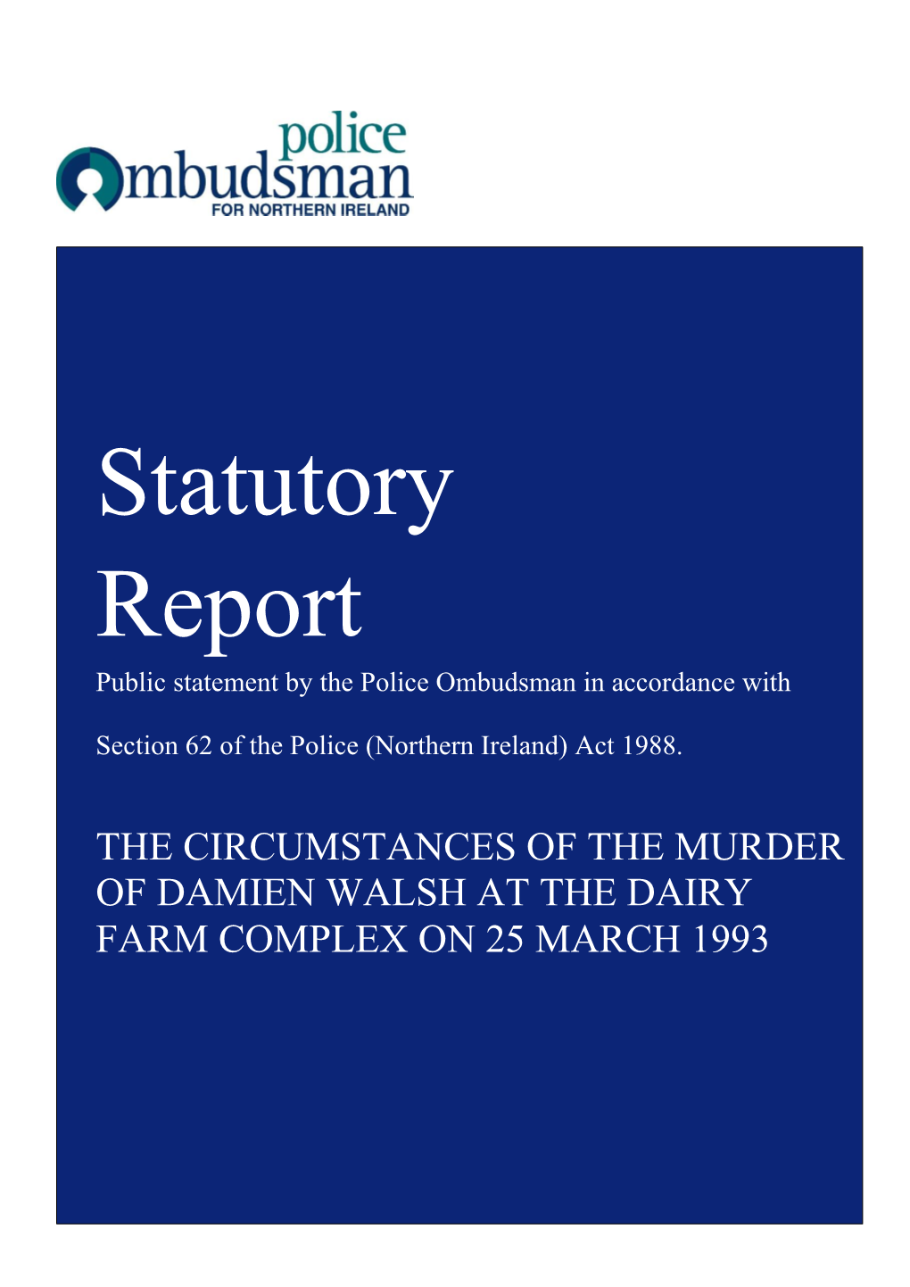 Statutory Report