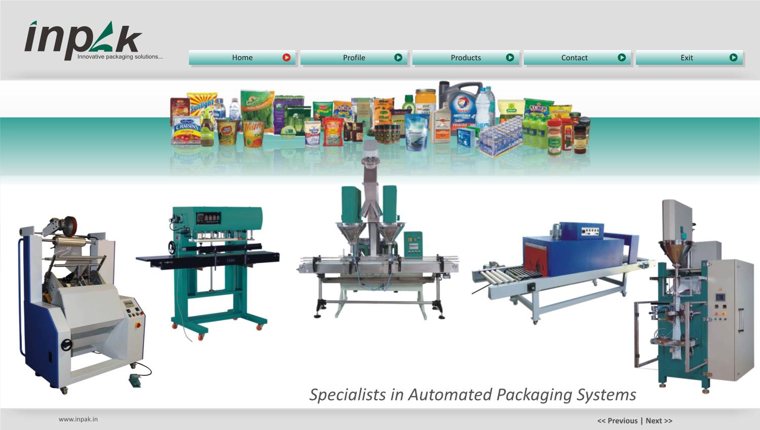 Specialists in Automated Packaging Systems
