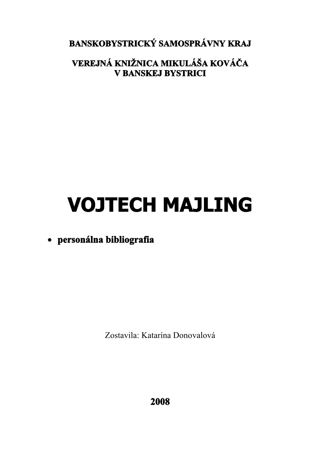 Vojtech Majling