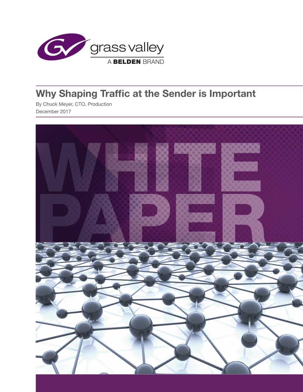 Why Shaping Traffic at the Sender Is Important Whitepaper