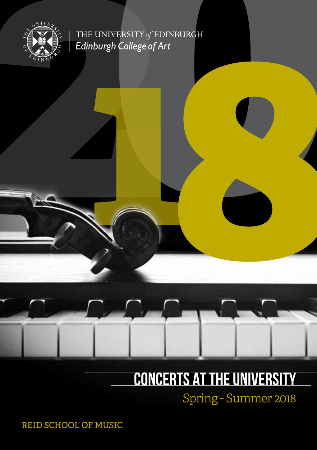 Concerts at the University Spring - Summer 2018 2 Concerts at the University North Bridge