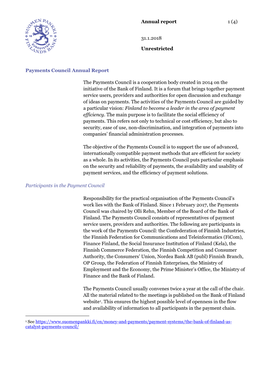 Payments Council Annual Report
