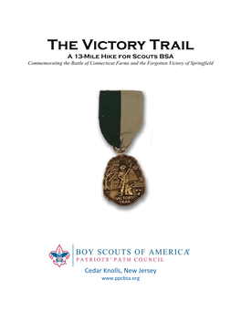 The Victory Trail Historic Hike for Scouts