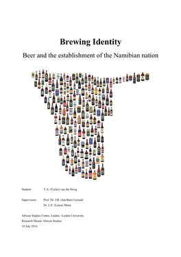 Brewing Identity Beer and the Establishment of the Namibian Nation