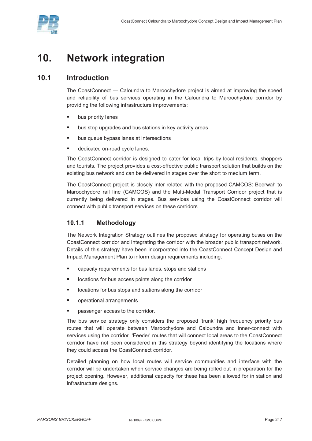 10. Network Integration