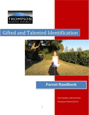 Gifted and Talented Identification