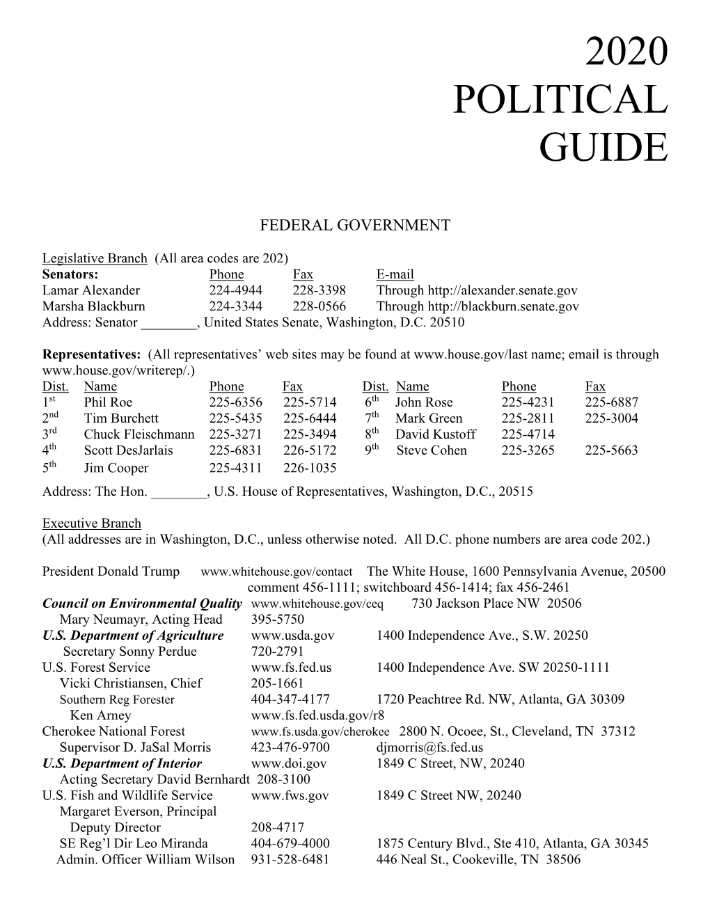 Political Guide