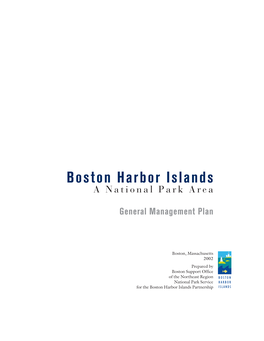 Boston Harbor Islands General Management Plan