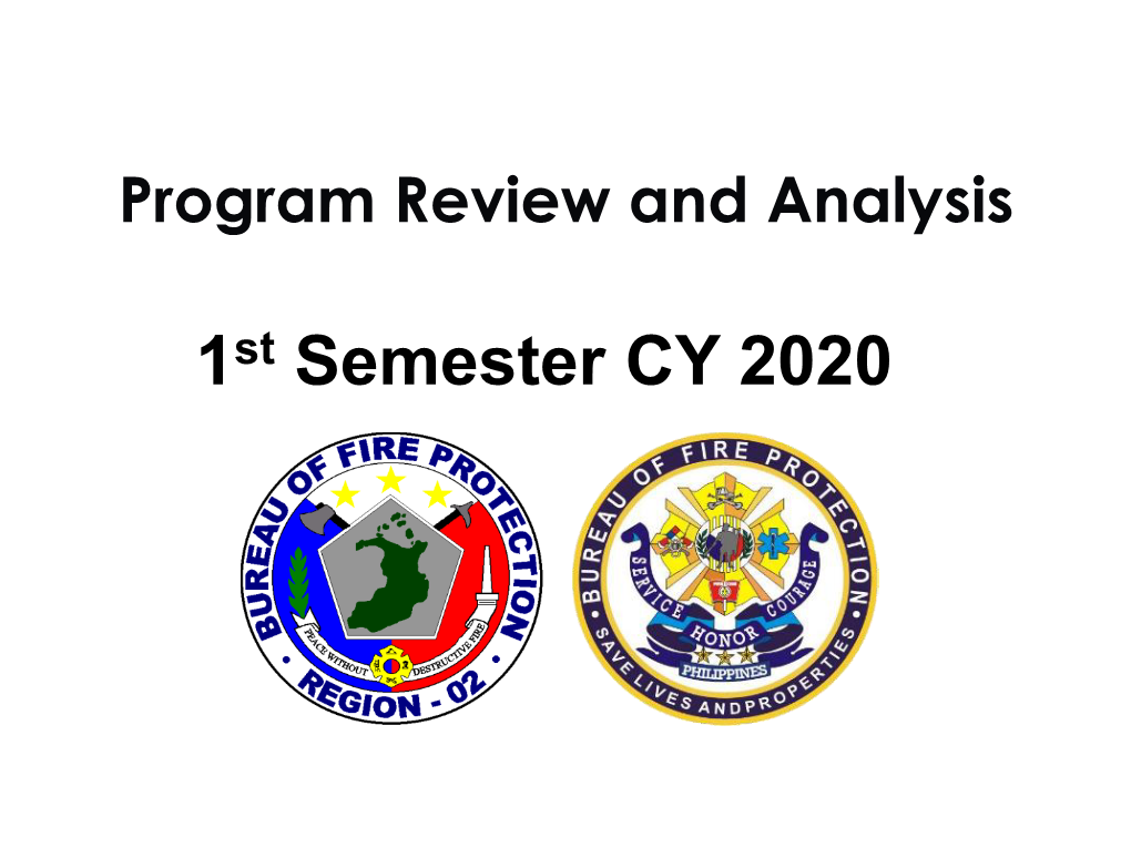 1St Semester CY 2020