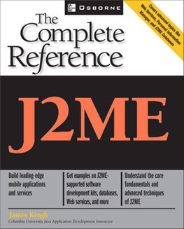 J2ME: the Complete Reference