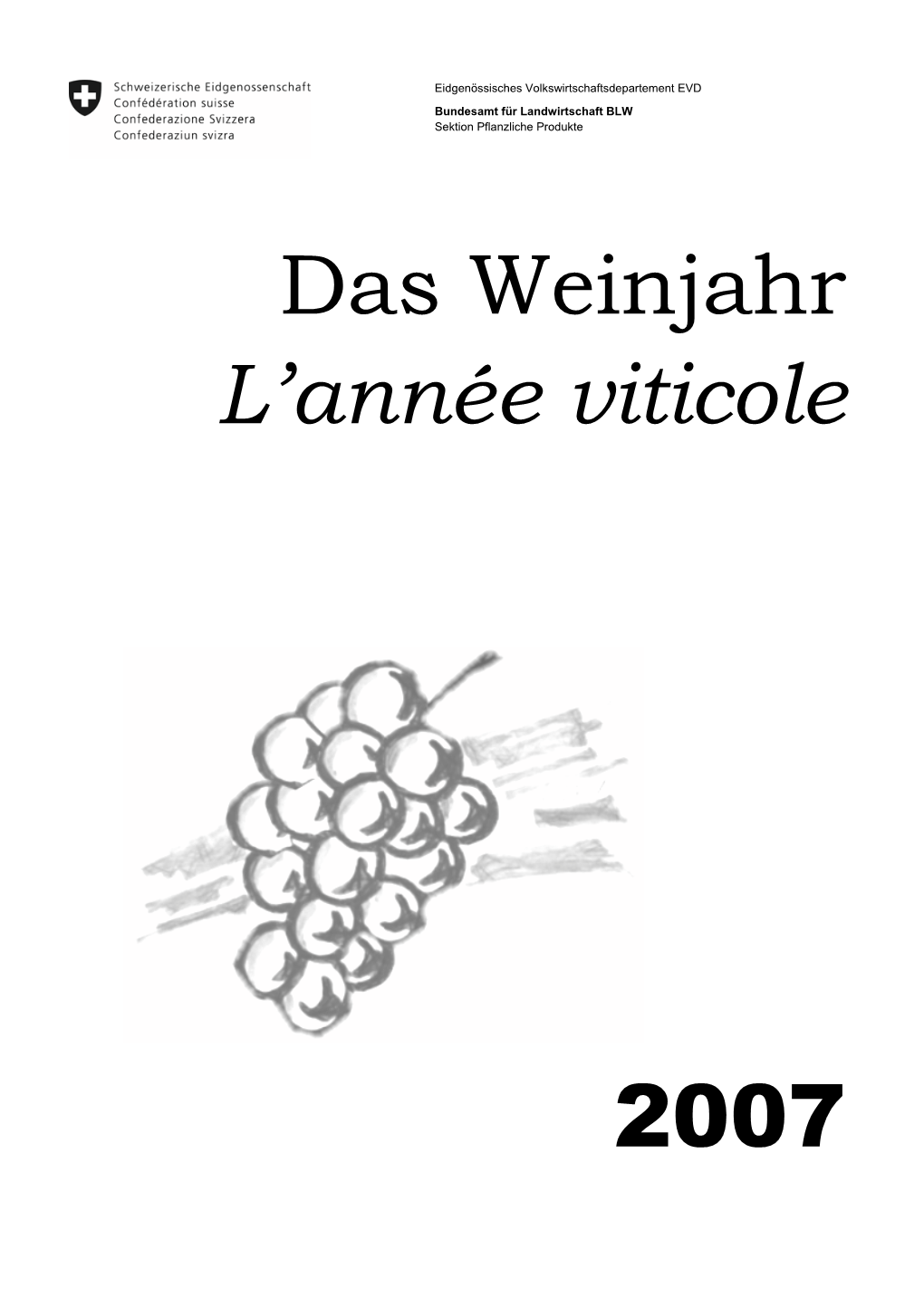 L'année Viticole 2007