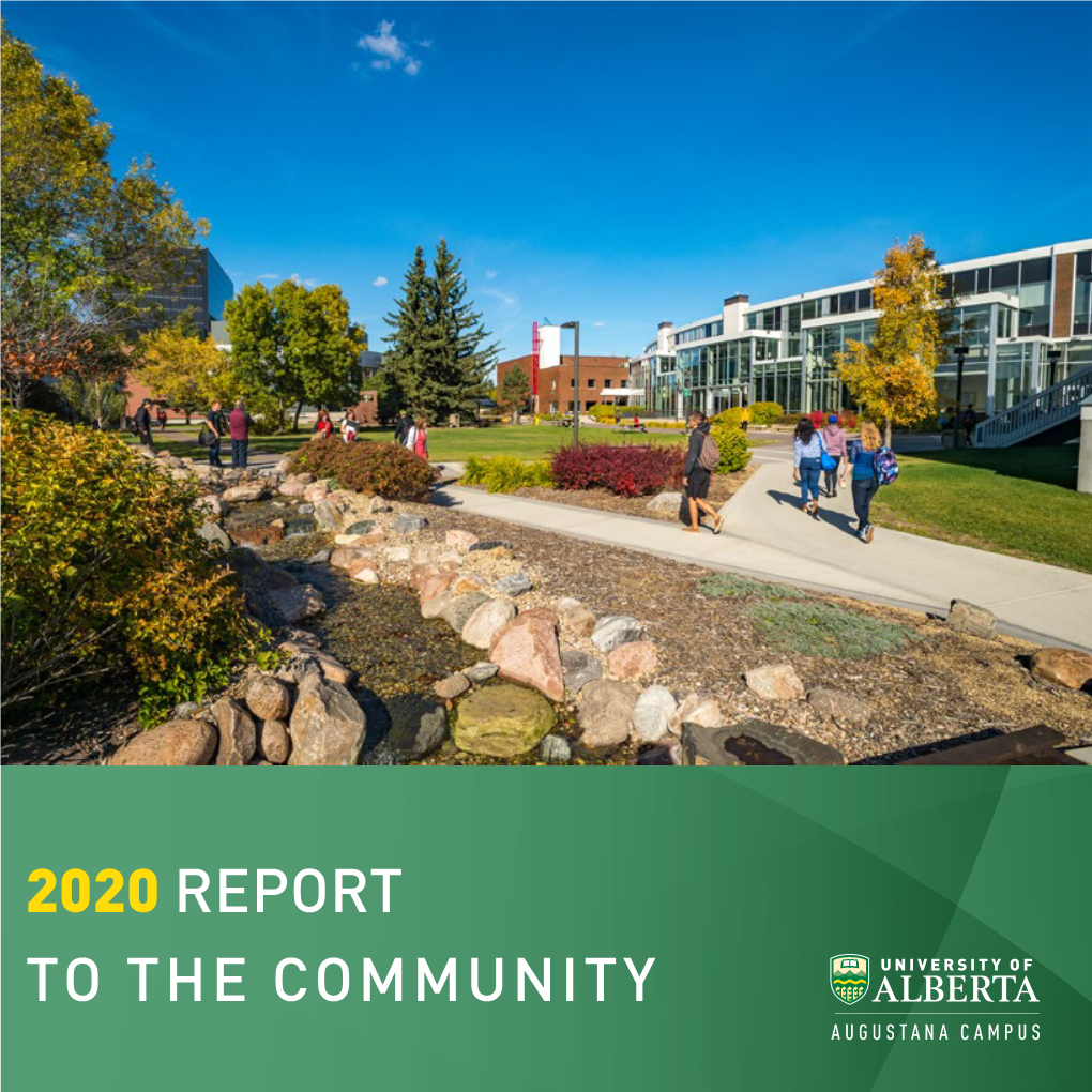 2020 Report to the Community