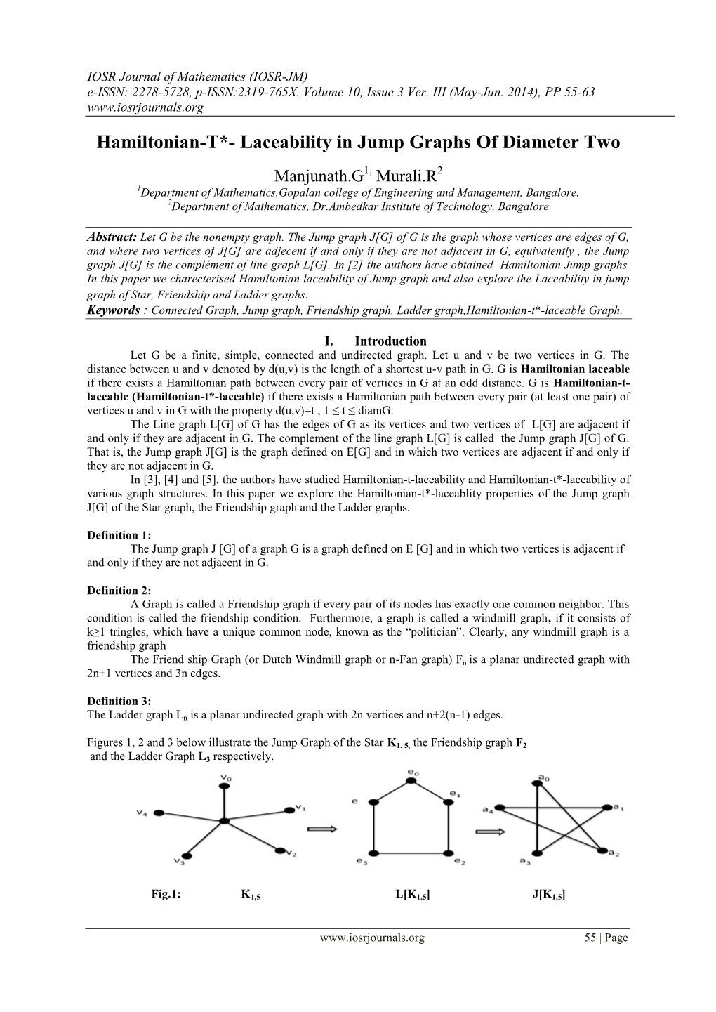 Hamiltonian-T*- Laceability in Jump Graphs of Diameter Two