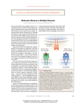 030710 Molecular Mimicry in Multiple Sclerosis