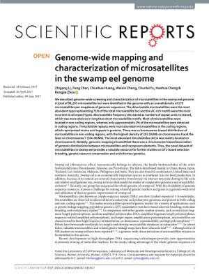 Genome-Wide Mapping and Characterization of Microsatellites In