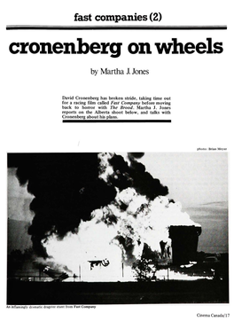Cronenberg on Wheels