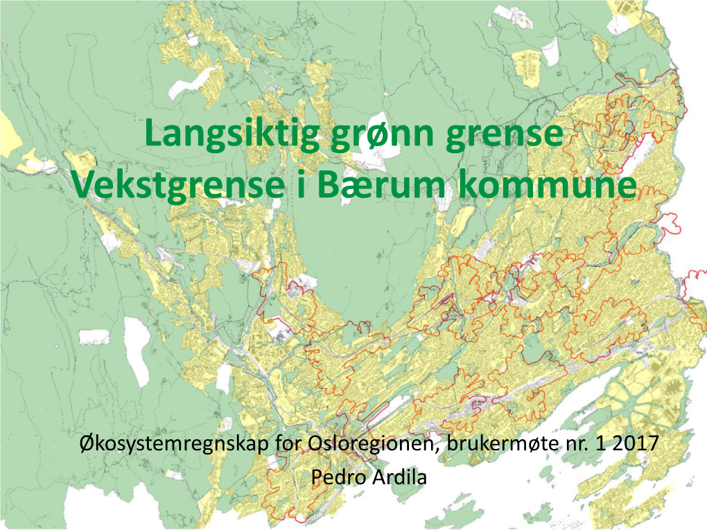 Høvik, Fossum Og Avtjerna Som Hovedutviklingsretninger