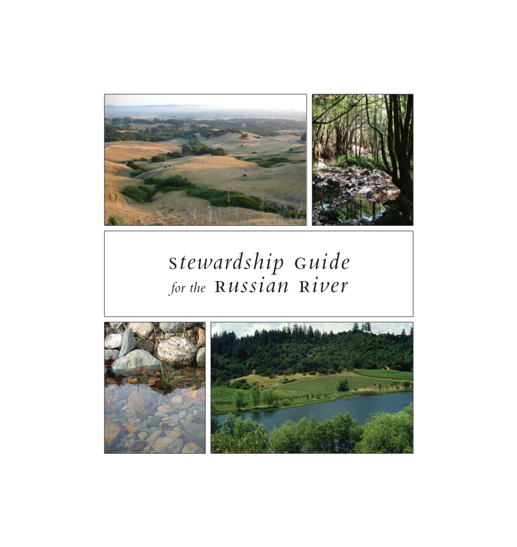 Stewardship Guide for the Russian River Acknowledgements