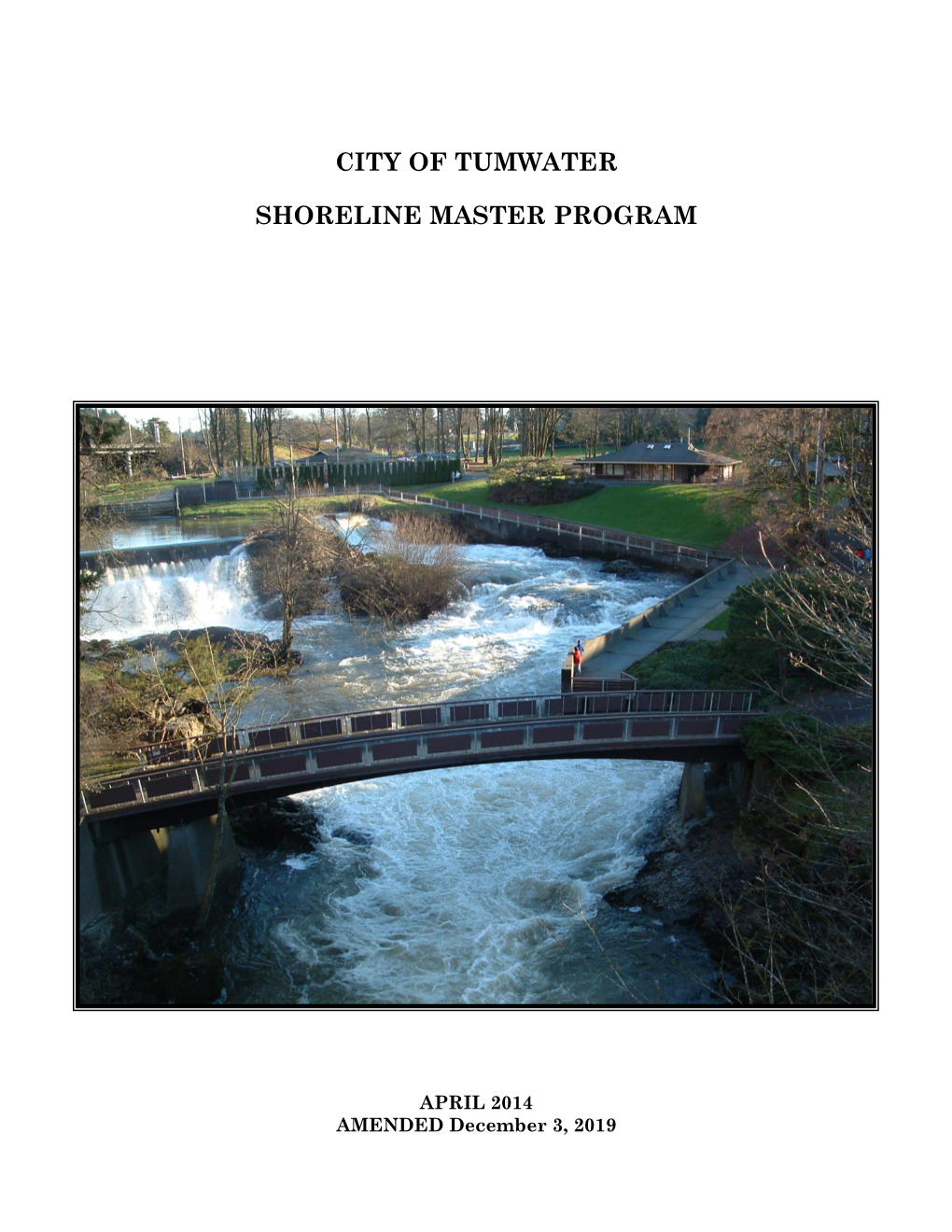 City of Tumwater Shoreline Master Program