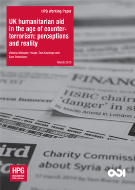 Terrorism: Perceptions and Reality
