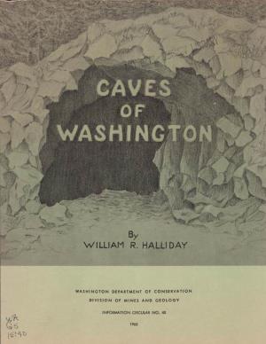 "Information Circular 40: Caves of Washington (1963)
