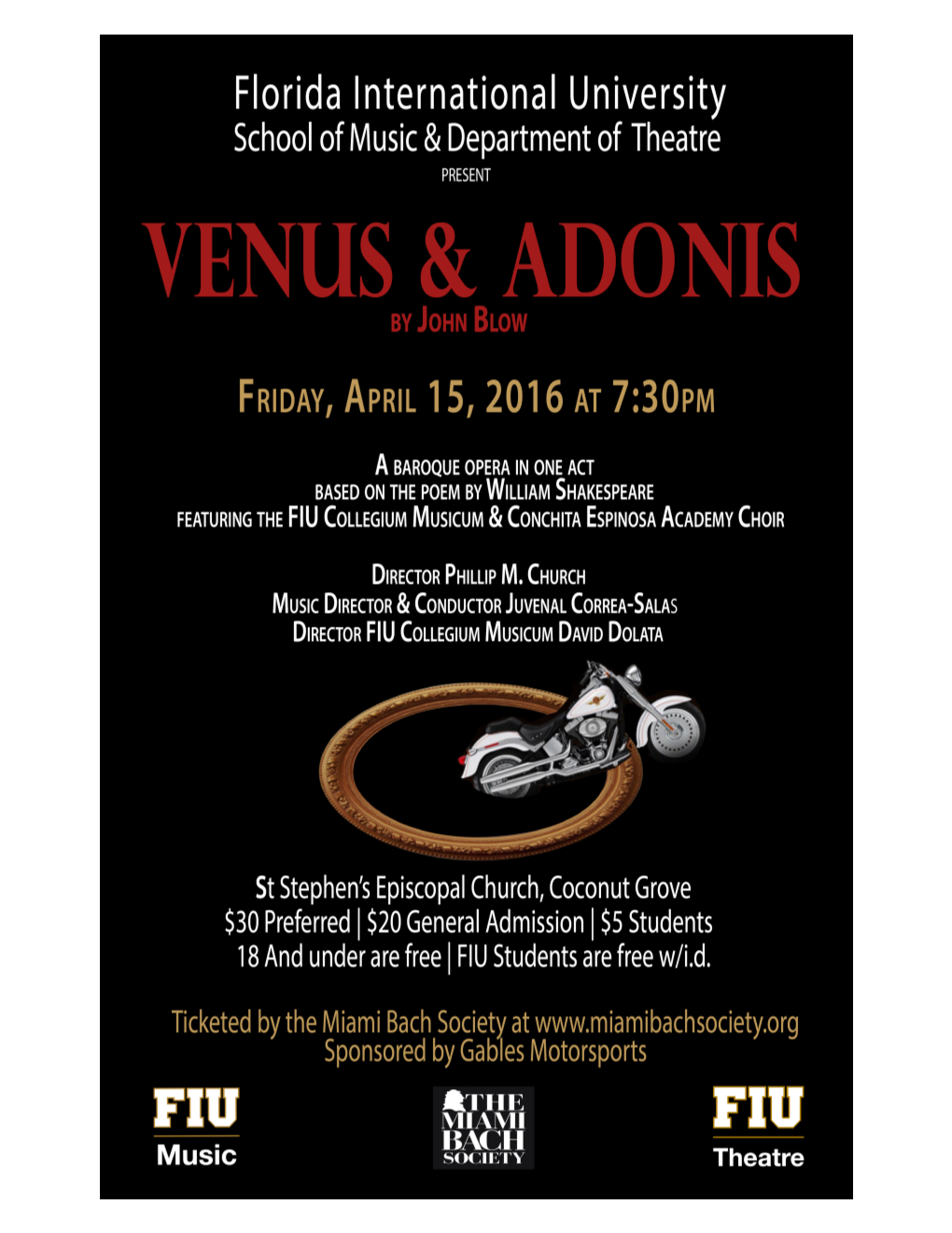 Venus and Adonis SSCM Program