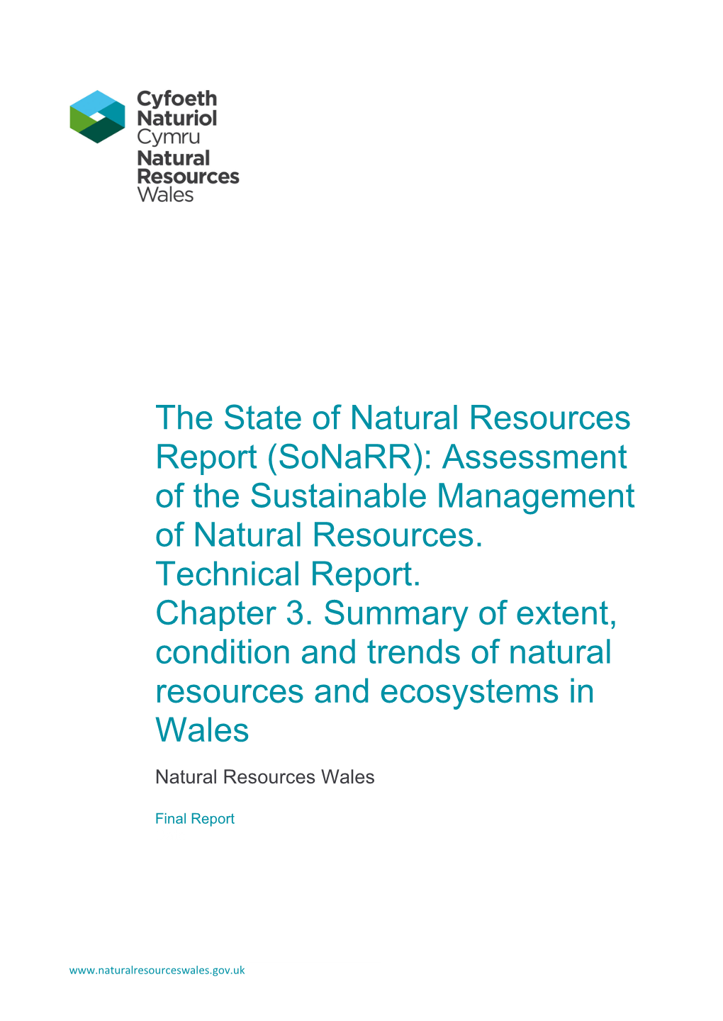 (Sonarr): Assessment of the Sustainable Management of Natural Resources