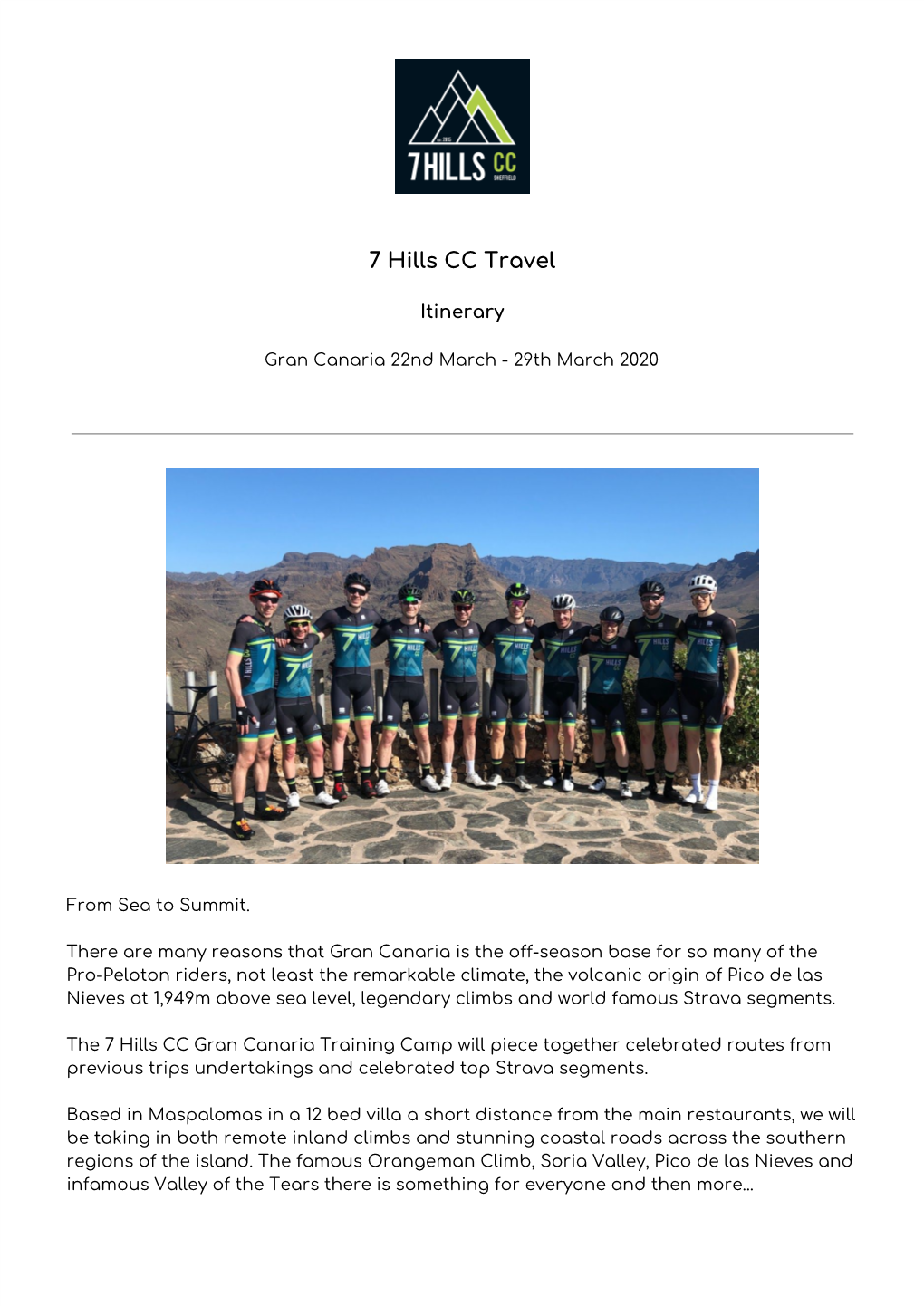 7 Hills CC Travel